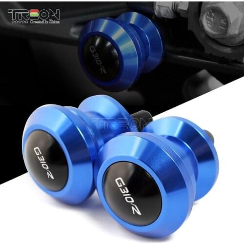 NEW 8MM Motorcycle CNC Aluminum Swingarm Sliders Spools Stand Bobbins For BMW G310R G310R G310GS 2017 2018 Accessories