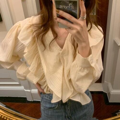 New Embroidery Lace Transparent Womens Blouses Summer Tops Femme Casual Women Shirt Long Sleeve Girls Blouse New Blusas