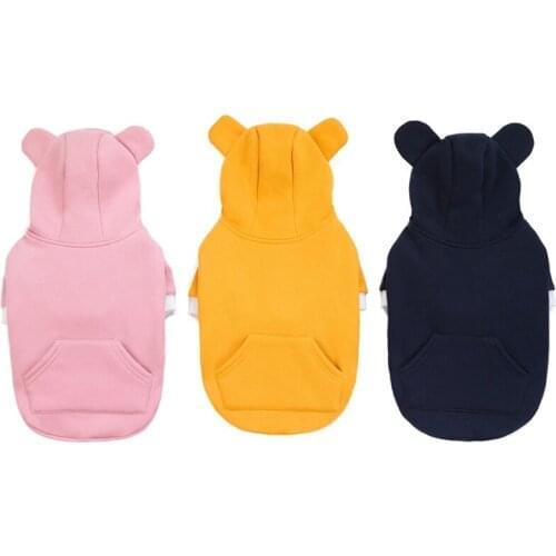 French Bulldog Small Dog Clothes Winter Chihuahua Coat Pug Puppy Dog Hoodie Pet Clothes Ropa Perro Dogs Pets Clothing New