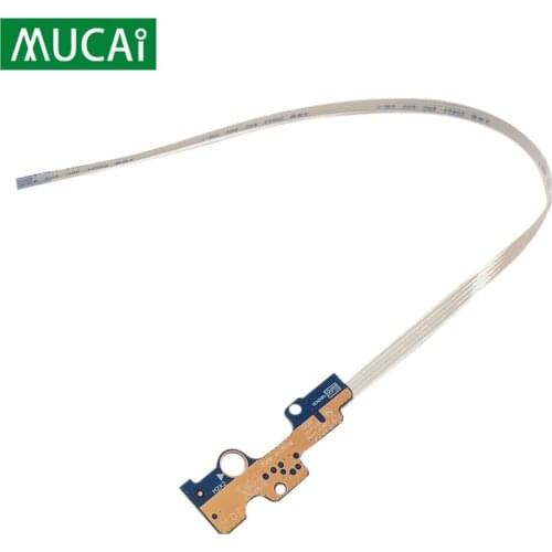 Original For Dell Inspiron 15 15-5000 5570 5575 3583 Power Button Board with Cable LS-F114P 0D6XTJ laptop Repairing Accessories