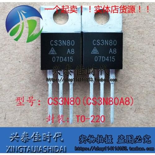 Original new 5pcs/ CS3N80 CS3N80A8 3A/800V