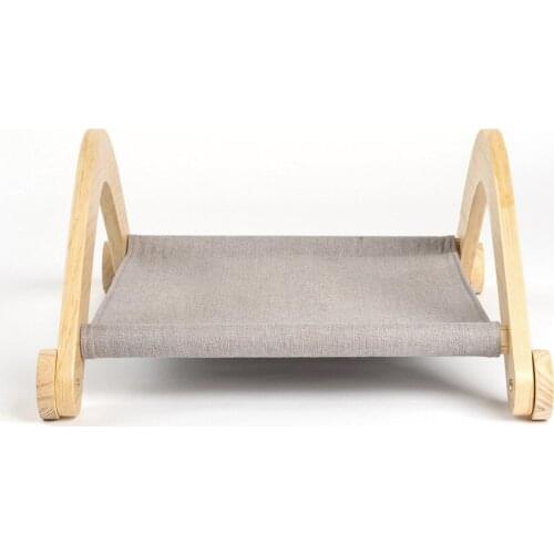 Cat litter solid wood cat bed cat litter four seasons universal cat supplies removable and washable