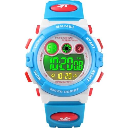 Sport Children Watches Fashion Brand SKMEI Watch 50Bar Waterproof Digital Watch Boy Dress Girl Clock Alarm Bracelet For Kids