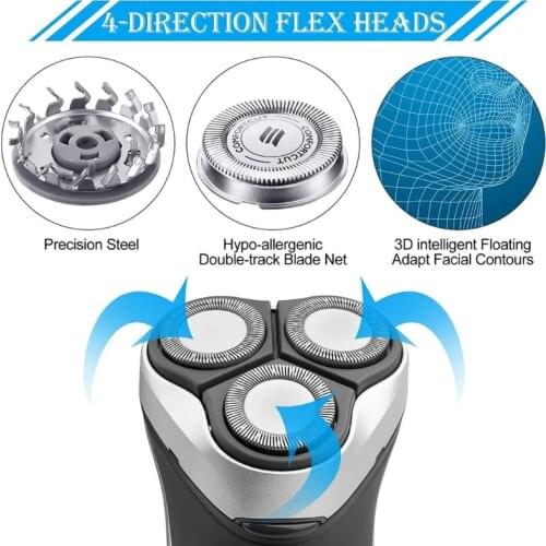 Y1UF Replacement Heads w/ Cleaning Brush for SH30 Shavers Razor Blades for SH30 S1560 S1150 S3560 S3310 S738 1000/2000/3000