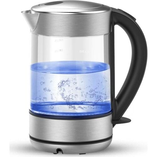 Glass electric kettle is heated by a and 304 stainless steel household