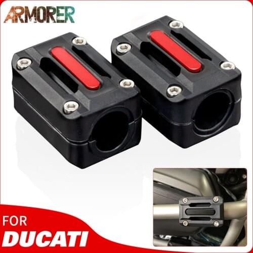 For DUCATI MULTISTRADA 1200/1260/S/ST MONSTER 797 X Diavel/S Supersport 939 Motorcycle Engine Bumper Protection Block Protector