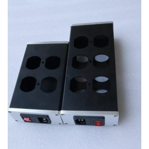 ZEROZONE DIY HIFI Aluminum chassis US standard Power Strip case PSU cox L6-56