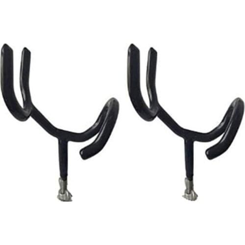 2Pcs Steel 25 Degree Angle Rod Holder with Mounting Base