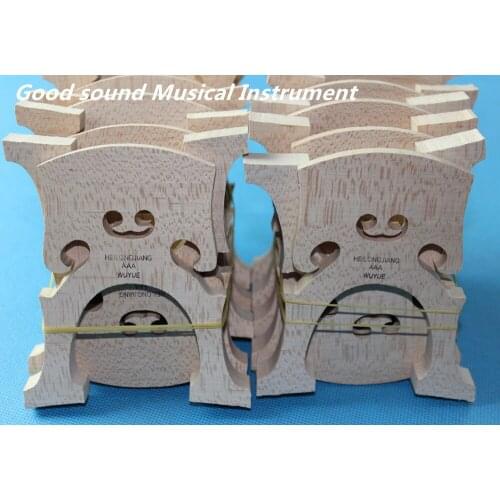 3 pc High quality Belgium most solid maple wood 4/4 cello bridge dried 20 years