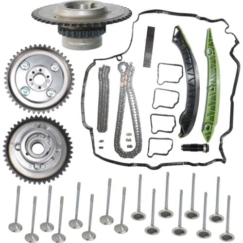 AP02 TIMING CHAIN KIT & 8x intake valve 8x exhaust valve For Mercedes-Benz E-Class 271 271.860 1.8 CGI A2710501127 A2710531001