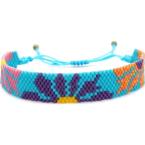 Go2boho Flower Bracelet For Women Gift Jewelry 2021 Bohemian Colorful Bead Bracciale Friendship Beach Jewellery Miyuki Bracelets