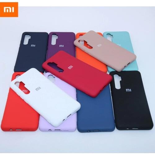 For Xiaomi Note10 mi Note10 lite Case Liquid Silicone Camera Protection Cover For Xiaomi Mi Note 9 mi Note 9pro Case