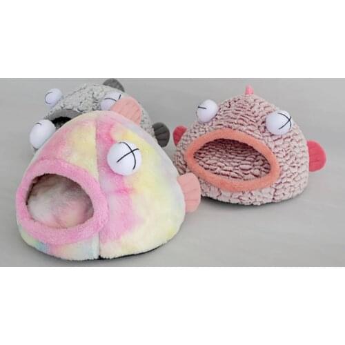 Pets Cats Bed House Cat Sleeping Nest Winter Warm Kennel Soft Pet Bed Mat Tent For Small Medium Dogs Cats Cave Pet Supplies