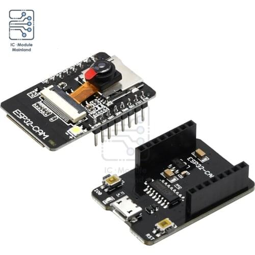 ESP32-CAM-MB WIFI Bluetooth Development Board with OV2640 Camera MICRO USB to Serial Port CH340G 4.75V-5.25V For Smart Home