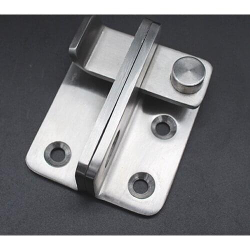 Garage Door Bolt Wardrobe Hardware Replacement Stainless Steel Silver Latch