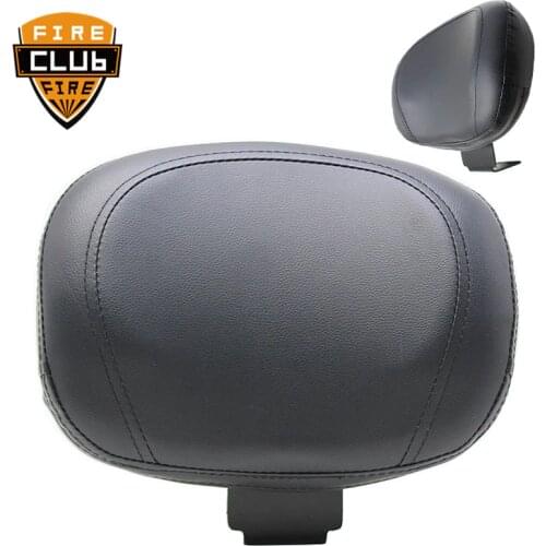 Seat Sissy Leather Driver Backrest Pad For Yamaha XVS 400 650 1998-2019 Motorcycle Black Rear Backrest
