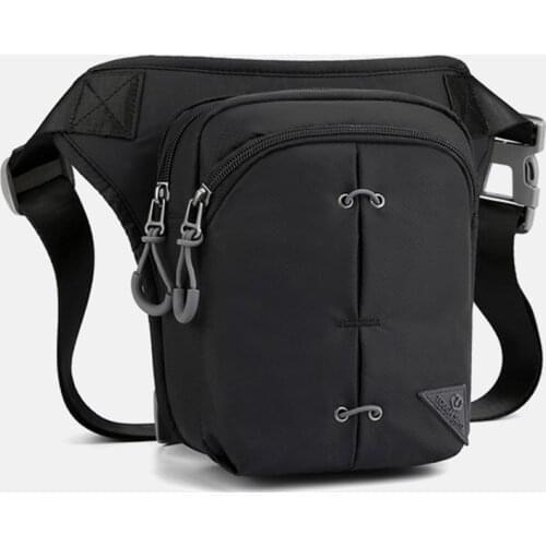 Men Nylon Leg Drop Bag Fanny Pack Motorcycle Rider Travel Assault Male Messenger Cross Body Belt Thigh Hip Bags Waist Pack New