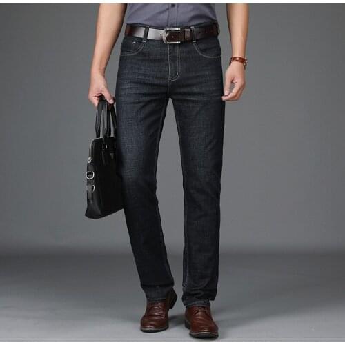 2020 Spring Summer New Brand Mens Jeans Business Casual High Quality Design Denim Trousers Male Large Size Denim Long Pants