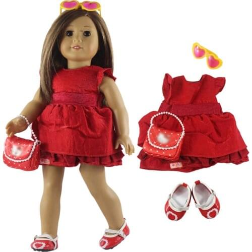 New 18 inch Doll Clothes Outfit for 18 inch American Doll Many Style for Choice #30