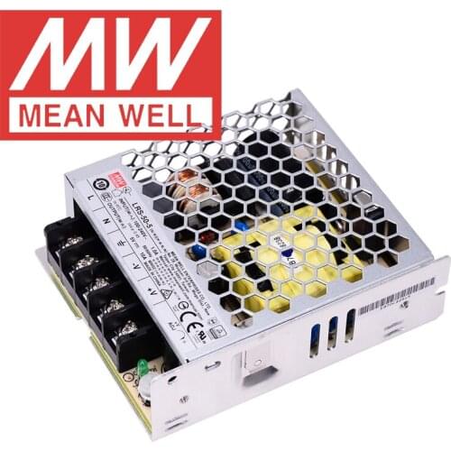 Original Mean Well LRS-50-5V 12V 24V 36V 48V meanwell LRS-50 Series single output enclosed type Switching Power Supply