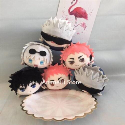 Anime Jujutsu Kaisen Plush Toys Gojo Satoru Itadori Yuji Fushiguro Megumi Cosplay Soft Plushies Dolls 10cm Cute Birthday Gift