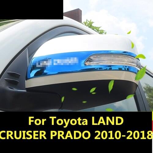 Rearview mirror Strip Scratchproof Bright strip Decorative strip Bumper strip Exterior For Toyota LAND CRUISER PRADO 2010-2018