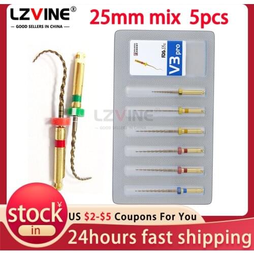 COXO SOCO Dental Root Canal Equipment SC-PRO Endodontic Instruments Endo Rotary File NiTI / Super Roots Endodontic file burs