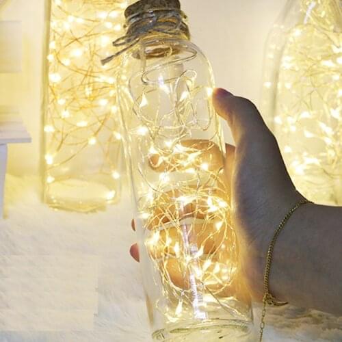 10pcs/lot LED Vase string light waterproof button battery operated fairy lights for wedding party Home DIY decorations 7 Colors