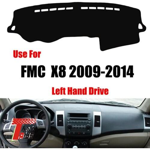 TAIJS Factory Casual Anti Cracking Polyester Fibre Car Dashboard Cover For JMC X8 2009 2010 2011 2012 2013 2014 Left Hand drive