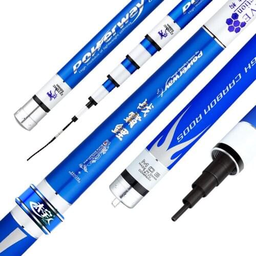 Long 5 sctions fishing rod Carbon 37 tone carp rod taiwan fishing rod 3.6m 4.5m 5.4m 6.3m super hard and light fishing pole