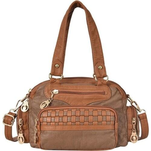 Vintage Luxury Brand Totes Bags Women Bags Fashion trend Women Handbags Shoulder Bags 2020 New Quality Soft Leather Ladies Bags