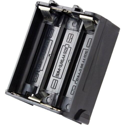 High Quality Brand New BT-8 6xAA Battery Case for Kenwood TH-28 TH-48 TH-78HT Radio Walkie Talkie Accessories Black