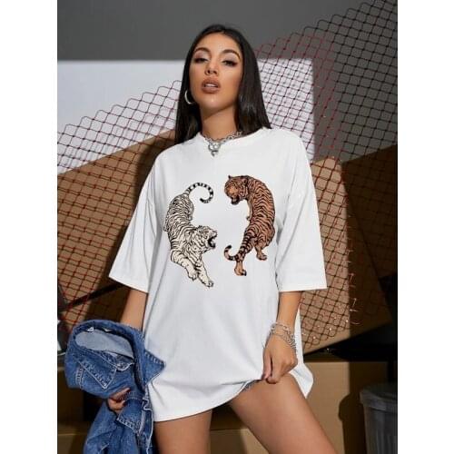 Oversized T Shirt Women Fashion Harajuku Short-sleeved Graphic Tee Woman Tshirts Y2k Streetwear Tops Feamale Women T Shirt