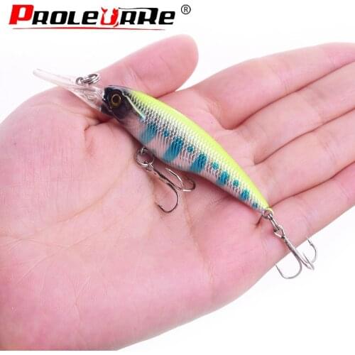 1Pcs Minnow Wobbler Fishing Lures Crankbait Hook 3D Eyes Fishing Crankbait 5.5g 8cm Artificial Hard Bait Pesca Isca Leurre