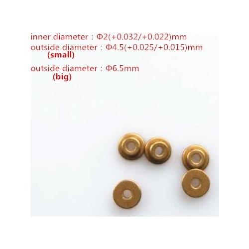 10pcs/lot double desk Copper base small bearing metallurgical parts Powder Metallurgy oil mini bearing copper sleeve