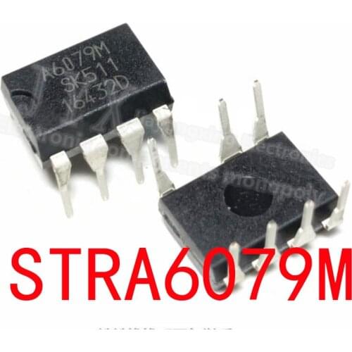10pcs STRA6079M DIP-7 A6079M DIP7 STR-A6079M A6079 DIP