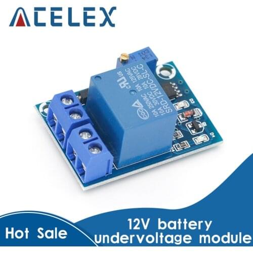 DC 12V Battery Undervoltage Low Voltage Cut off Automatic Switch Recovery Protection Module Charging Controller Protection Board
