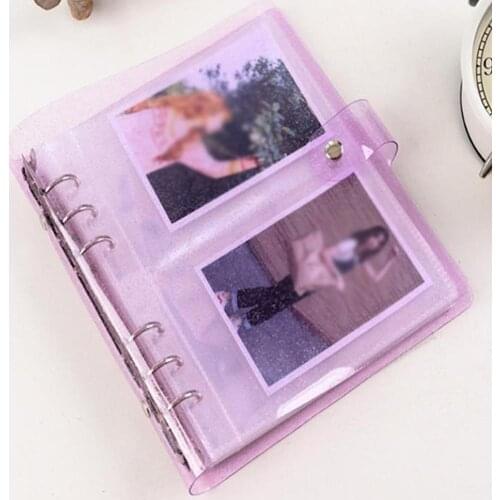 100 Pockets Small Photo Album Home Picture Case Storage 3/5inch Portable Name Card Book Card Photocard Name Card ID Holder