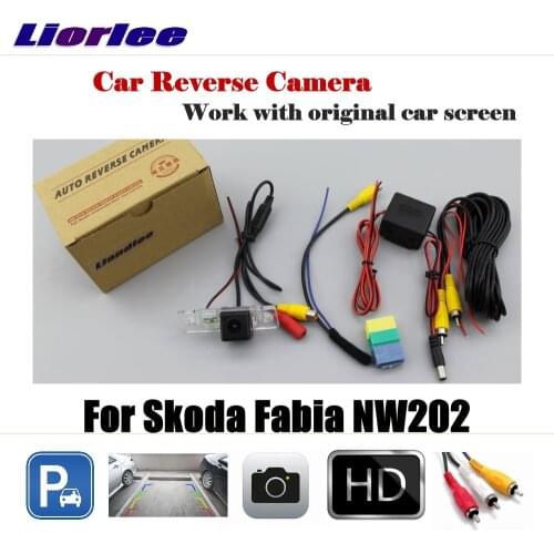 For Skoda Fabia NW202 Screen / Car Rear View Rearview Back Backup Camera Reverse Parking CAM