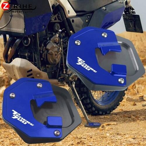 For Yamaha Tenere 700/XTZ 700 2019-2021 Motorcycle Kickstand Side Stand Plate Enlarge For Yamaha XTZ690 Tenere T7 19 2020-2021