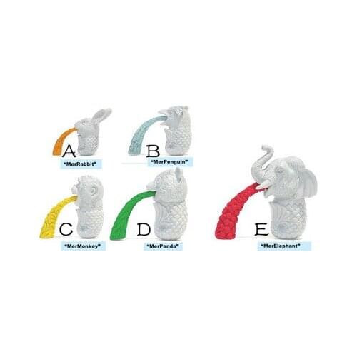 Pvc figure Fantasy Continental Merlion Fountain animal 5pcs/set