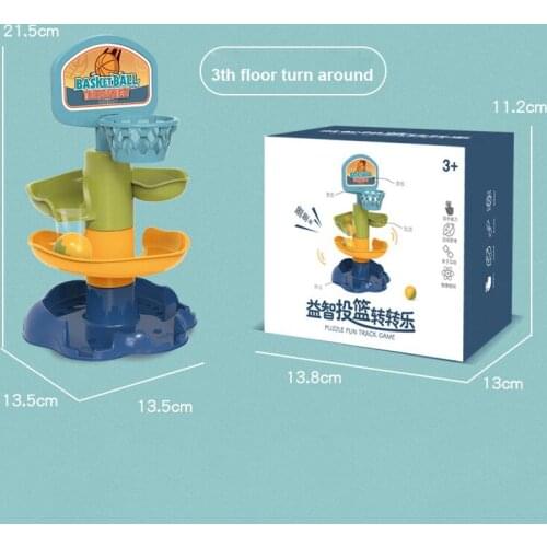 New Childrens Rolling Ball Bell Toys Stacking Tower Educational Toys Ball Tower Infant Montessori Educational Early Education