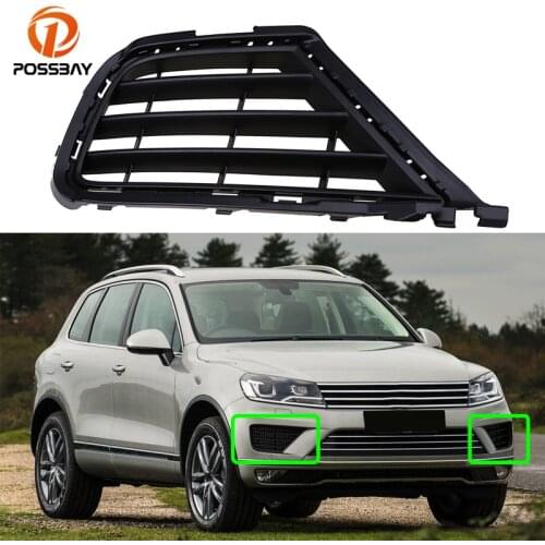Car Front Bumper Lower Outer Grille Grill Fit for Volkswagen VW Touareg Typ 7P Facelift 2015 2016 2017 Auto Replacement Parts