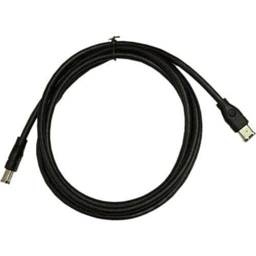 Retail Black IEEE 1394 Firewire 400 to Firewire 400 Cable, 6 Pin/6 Pin Male / Male - 10 FT