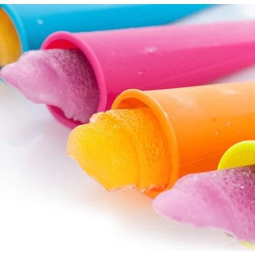 Creative DIY Silicone Handheld Popsicle Mold Ice Cream Ice Cream Mold Food Grade Silicone Popsicle Mold For Children Kids Gifts