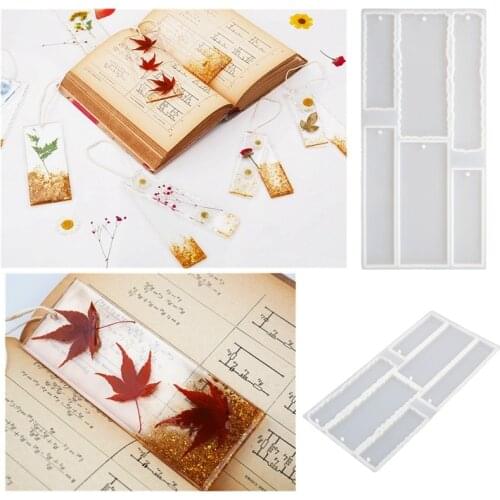 DIY Bookmark Silicone Mold for Resin Epoxy UV Crystal Handmade Crafts High Quality 2021