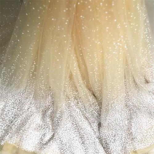 Polka Dot Printing Mesh Lace Fabric Soft Wedding Dress ChildrenS Clothing Decoration Net Gauze Fabric