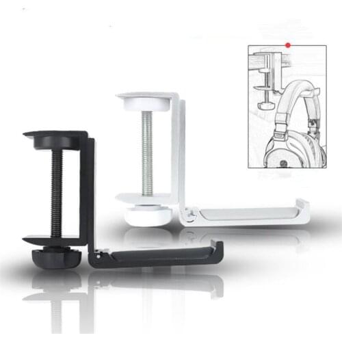 Universal Aluminum Alloy Headset Holder Adjustable Foldable Headphone Hanger Easily Carrying Lightweight Earphone Part