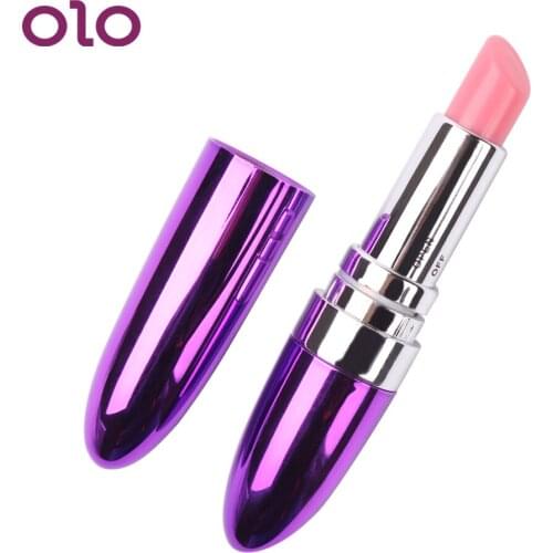 OLO Lipstick Bullet Vibrator AV Stick Clitoris Stimulator Dildo Realistic G-spot Massage Sex Toys for Woman Adult Product