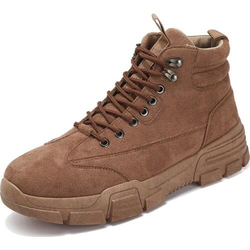 High-top Military Boots New Mens Shoes 2020 Autumn Martin Boots Mens Casual Mens High-top Mens Boots